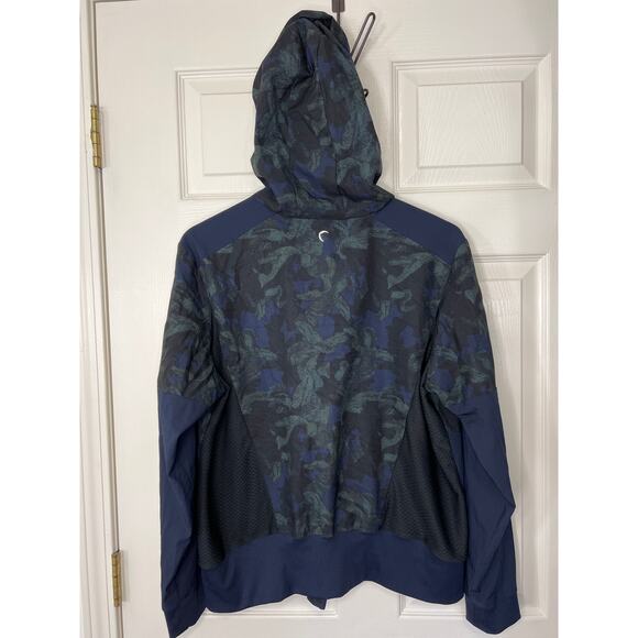 ZYIA Active Womens Lightweight Full Zip Evening Paradise Hooded Mesh Jacket XL - Picture 3 of 9